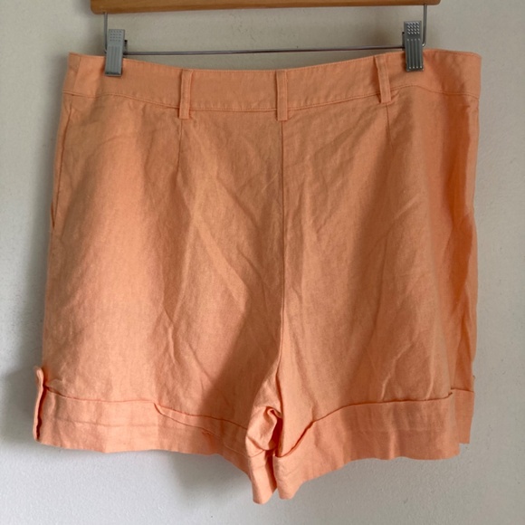 Blue Sol Women's Linen Blend Shorts - Picture 3 of 7